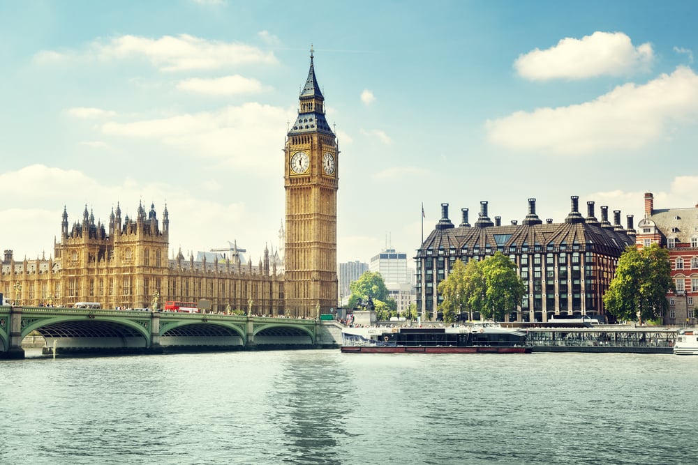 Big Ben in sunny day, London